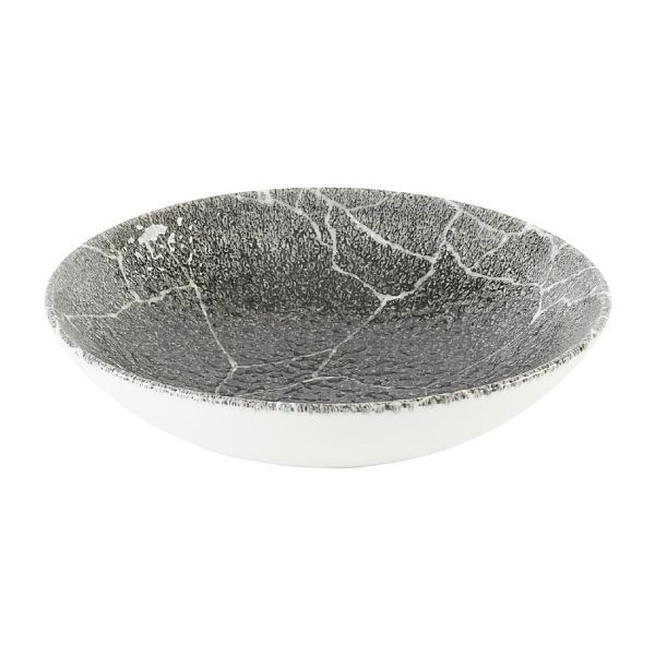 Churchill Studio Prints Kintsugi Quartz Black Coupe-Schüssel, 182 mm, (12 Stück), DX809