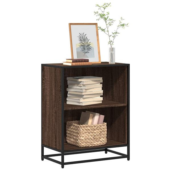 vidaXL Bücherregal Braun Eichen-Optik 60x35x76 cm Holzwerkstoff, 849103