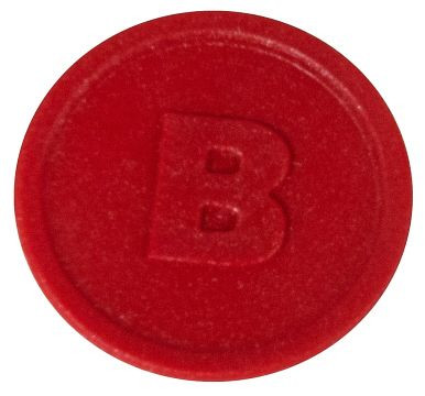 Contacto Biermarke, rot, VE: 100 Stück, 7531/005