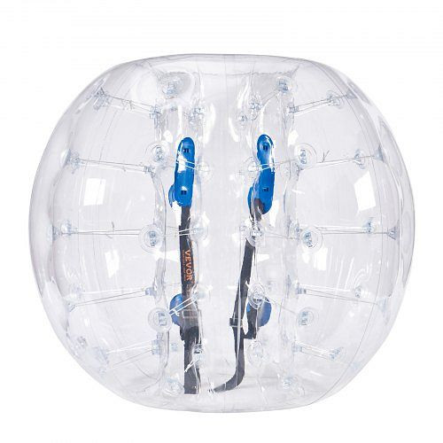 VEVOR Aufblasbarer Bump Ball Bumper Stoßball 1,2 m x 1,03 m, Transparente Punkte Aufblasbarer Bumper Ball, QSNKCQPPQZJ46BYX0V0