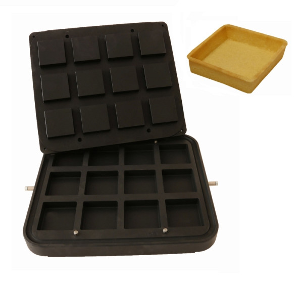 Neumärker Quadrat Wechselplatten für Tartlet-Basisgerät, 05-40621
