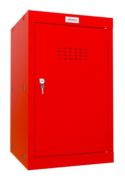 phoenix CL-Serie Größe 3 Würfelschließfach in Rot mit Schlüsselschloss, CL0644RRK