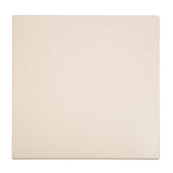 Bolero quadratische Tischplatte weiß 60cm, vorgebohrt, GG637