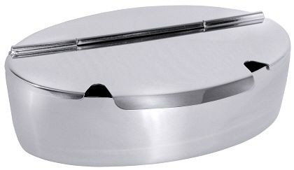 Contacto Zuckerdose oval zwei Löffelausschnitten, 2192/200