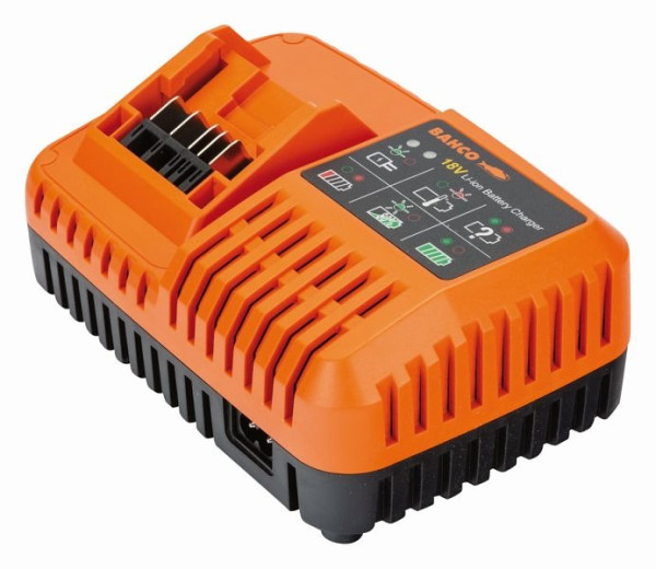 Bahco 18V, 2.3 A, Batterieladegerät mit Schnellladefunktion, BCL33C2