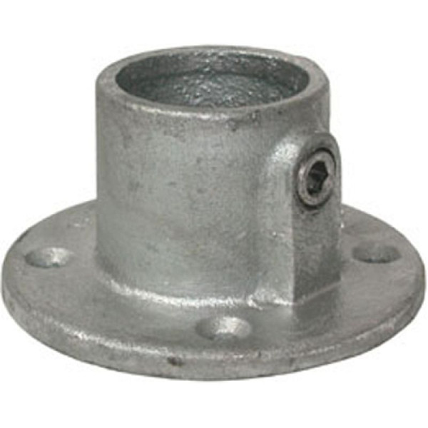 Stein HGS Rohrverbinder -Fußplatte rund-, 33,7 mm, VE: 10 Stück, 31655