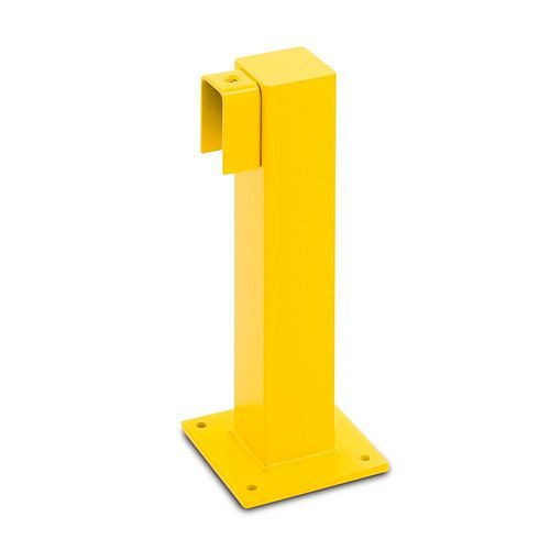 Moravia Rammschutz-Geländer XS, Anfangs-/Endpfosten, feuerverzinkt, beschichtet, zum Aufdübeln, H 500 mm, 311023