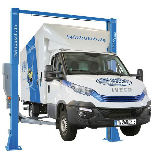 Twin Busch 2 Säulen Hebebühne 6.0 t - elektromagnetisch - barrierefrei - HEAVY LINE, TW260B4.5-400