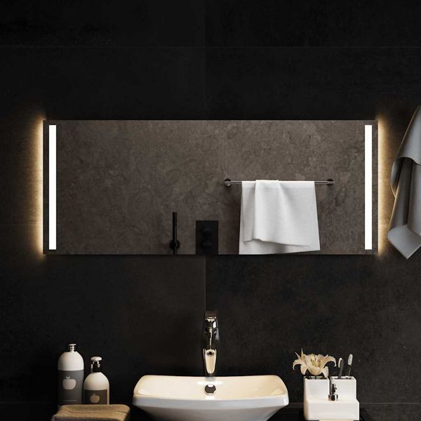 vidaXL LED-Badspiegel 100x40 cm, 151753, 8720286876770
