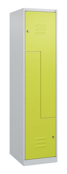 C+P Z-Spind Classic PLUS, 2 Abteile, 1700x400x500mm, 7035/0024, Zylinderschlösser, 0800037-122 S10025