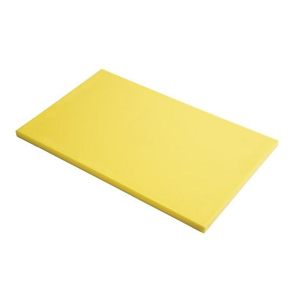 Gastro M Schneidebrett GN1/1 gelb, zweiseitiger Gebrauch, 15 mm dick, GN339