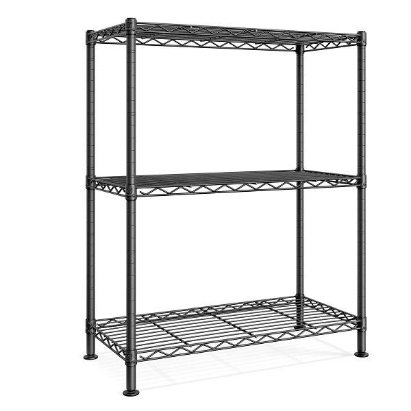 SONGMICS Aufbewahrungsregale, Tintenschwarz, 60x30x77 cm, LGR163BH01