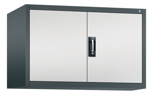 C+P Aufsatzschrank Acurado, H790xB1200xT600mm, Farbe: Anthrazitgrau / Lichtgrau, Muldengriff, 9495-009 S10007