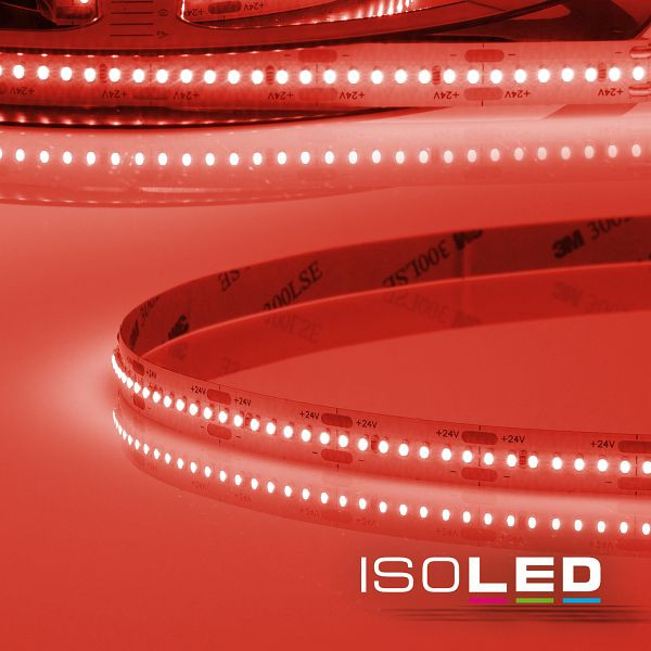 ISOLED LED CRI9R Linear10 Flexband, 24V DC, 10W, IP20, rot, 5m Rolle, 280 LED/m, 114049