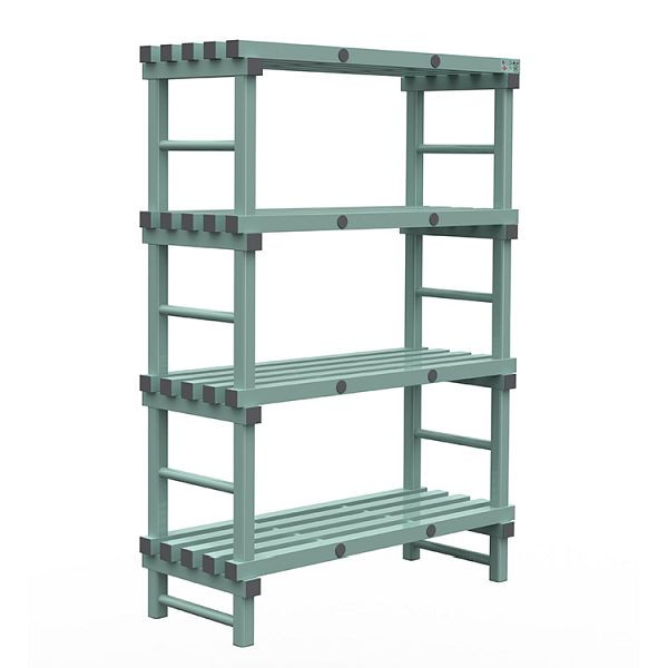 REA Euro-Regal 1200x500x1750mm, 4 Ständer mit 450mm Abstand, 308.151