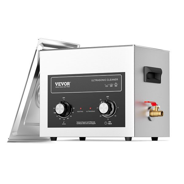 VEVOR 10L Ultraschallreiniger mit Heizungstimer & Korb Digitale Schallmaschine, XNKZCSBQXJ10U68GEV2