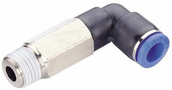 timmer B-WEdlk-10-1/2-KU, Winkel-Einschraubverschraubung konisch in langer Ausführung, Schlauch-Ø: 10 mm, Gewinde: 1/2", VE: 5 Stück, 03180198