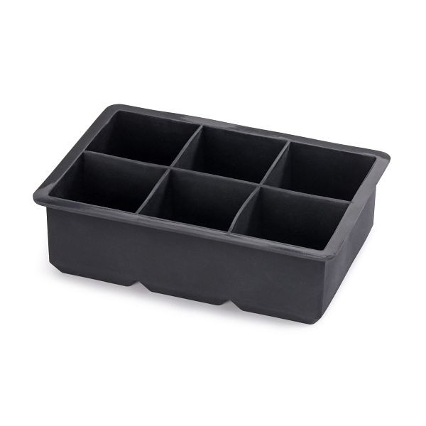 Stalgast Eiswürfelform für sechs Eiswürfel von 40x40 mm, Silikon, BE2501040