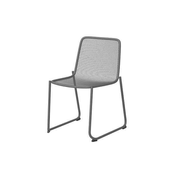 Feros Mase Stapelbarer Sessel, Schwarz, Stahl, 152513