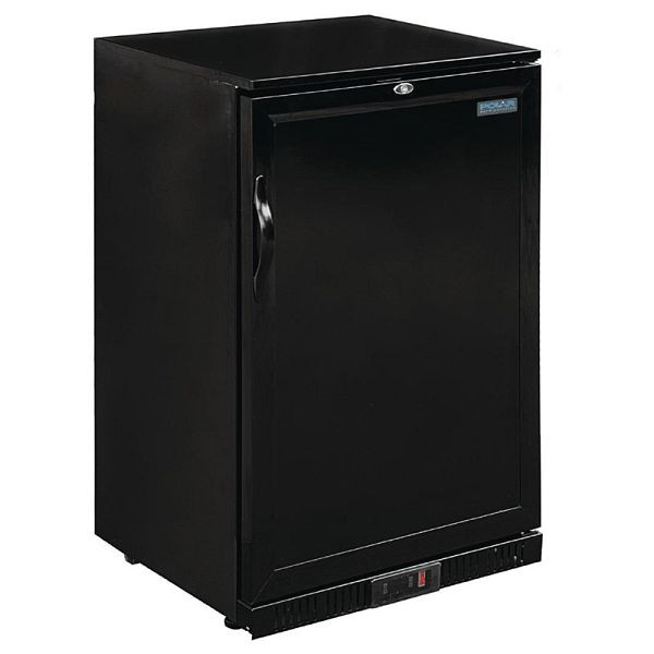 Polar G-Serie 900 mm Barkühlschrank Eintürig 138 Liter Schwarz, GL015