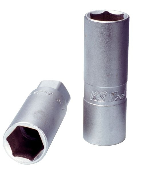 KS Tools 1/2" Stecknuss für Zündkerzen, 21mm, 911.1206, 4042146045237