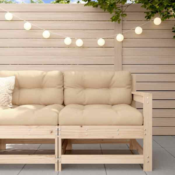 vidaXL Gartenstuhl mit Kissen Massivholz Kiefer, 825569
