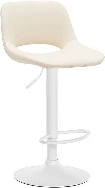 CLP Barhocker Camden Kunstleder weiß, creme, 324144