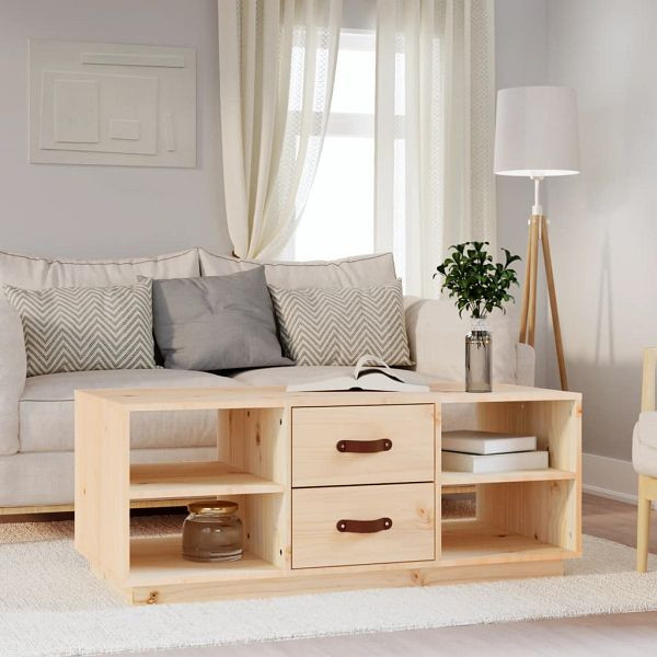 vidaXL Couchtisch 100x50x41 cm Massivholz Kiefer, 818270