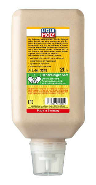 LIQUI MOLY Handreiniger Soft, Softflasche, VE: 2 Liter, 3345