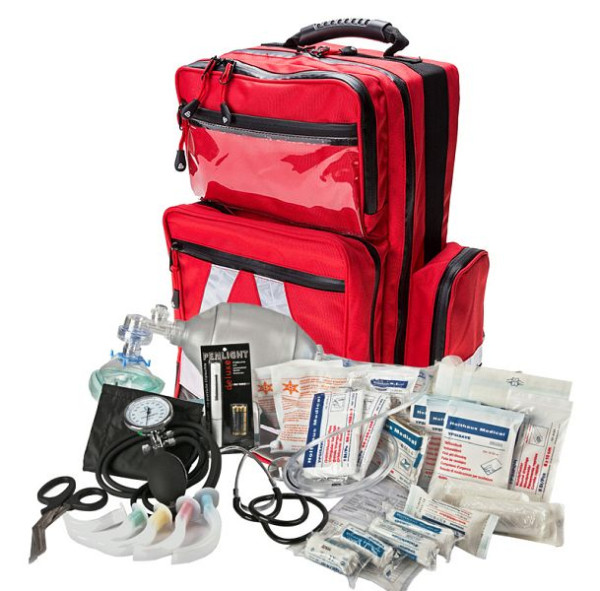 MBS Medizintechnik Notfallrucksack Professional mit Füllung DIN 13160 Sanitätsdienst, 103435