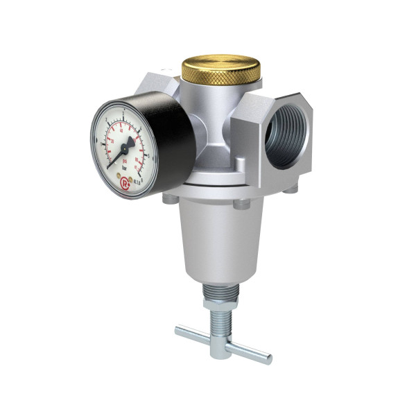 Riegler Konstant-Druckregler inklusive Manometer, BG 3, G 1, 0,1 - 3 bar, 147508