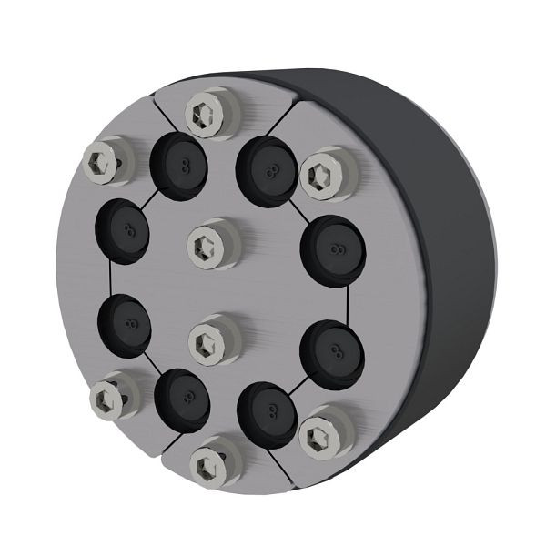 Hauff Standard-Ringraumdichtung mit Segmentringtechnik, Futterrohr/Kernbohrung Øi: 100 mm, Anzahl Kabel/Medium insgesamt: 8, 3030555951