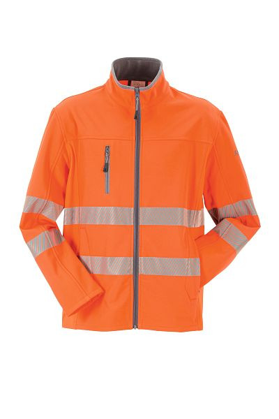 Planam Norit Warnschutz Herren Pure Softshelljacke orange 26, 5910026