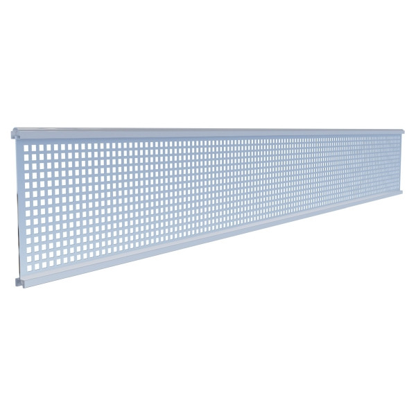 T&J TJÖRN-Serie WPC-Steckzaunsystem, Gitterfüllung, 6 x 206 x 1793 mm, SILBER, 44757