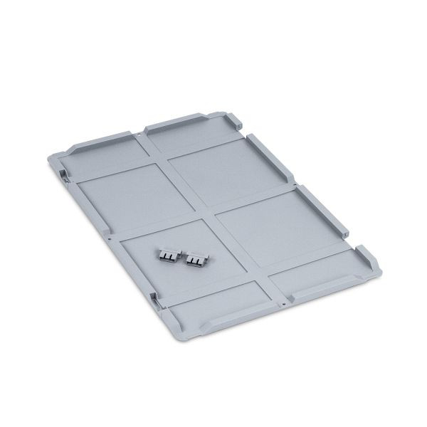 ADB Scharnierdeckel für Eurobox 600x400x14 mm, 51159
