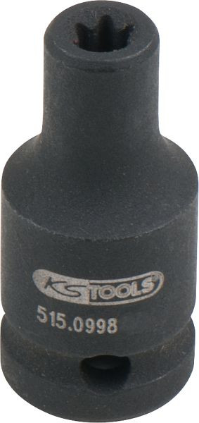 KS Tools 1/4" Torx-E-Kraft-Stecknuss, kurz, E4, 515.0998