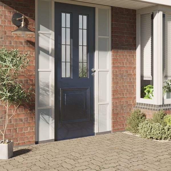 vidaXL Fensterfolien 5 Stück Statisch Matt Transparent Grau PVC, 3208942