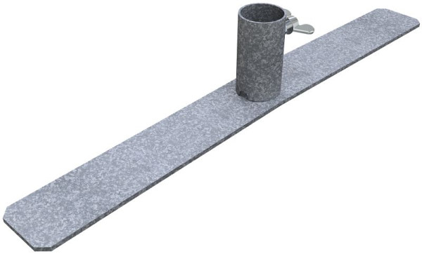 Schake Flachfuß für Schrankenzaun, 206181-51, 4250384767358