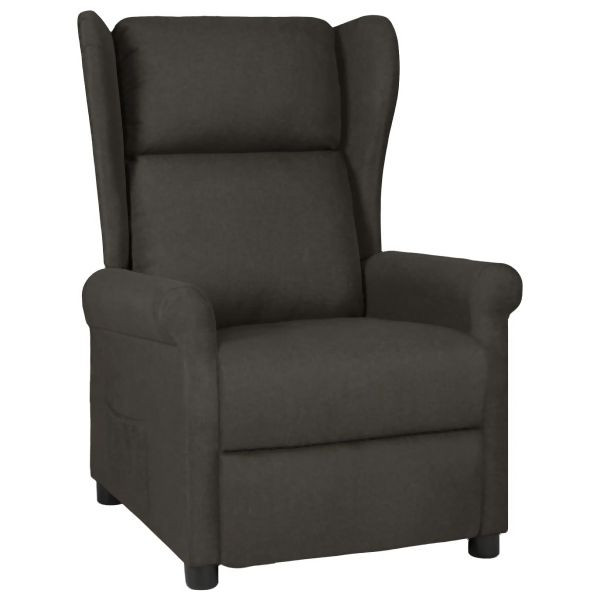 vidaXL Relaxsessel Taupe Stoff, Entspannung, Zurücklehnen, 340957
