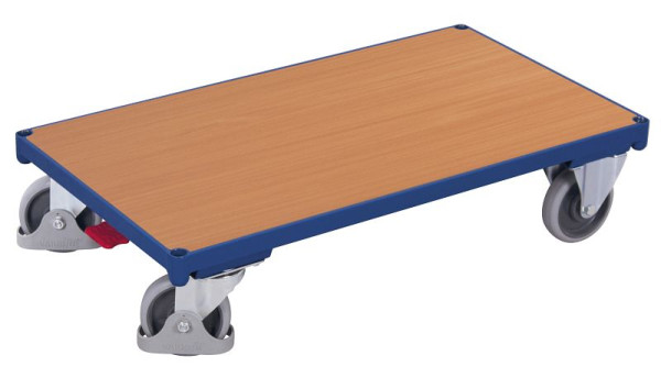 VARIOfit Plattformwagen, Ladefläche: 910 x 500 mm, RAL 5010 enzianblau, sw-500.000