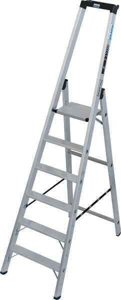 Krause Stabilo Stehleiter hoher Bügel 6 Stufen 225 kg, 135049