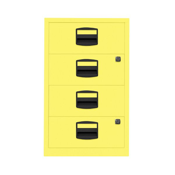 Bisley Home Beistellschrank PFA, 4 Universalschubladen, 641 zinkgelb, PFA4S641