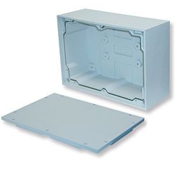 GIFAS Vollgummi-Klemmverteiler Typ 7800, Leergehäuse, Grau, 237992