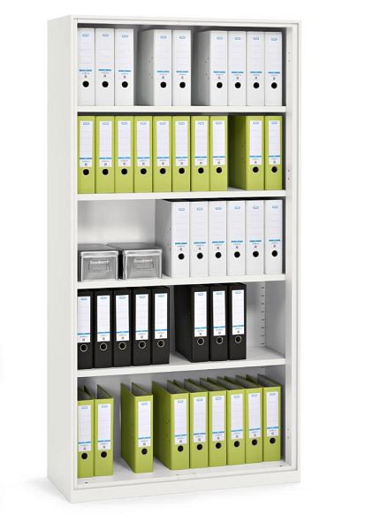 Deskin Regal BASE LINE - PRO, Korpus Premium-Stahl Weiß RAL 9016, B 1000 x H 1950 x T 420 mm, 352721