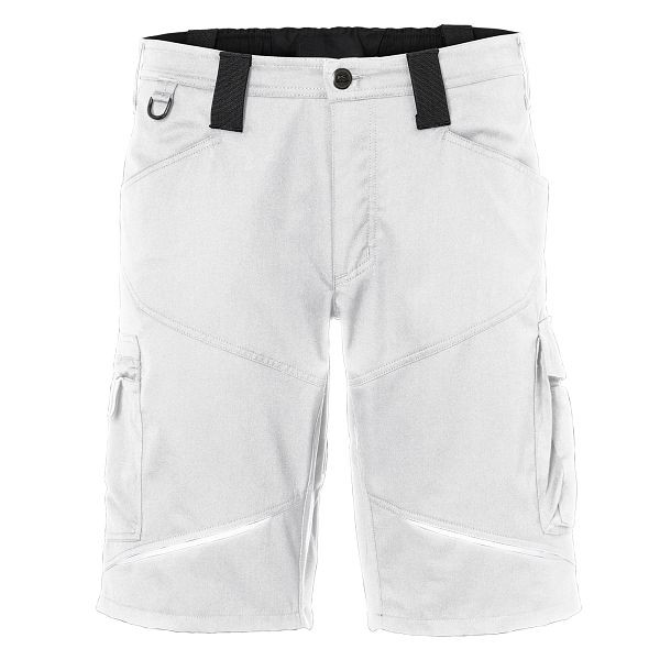 Kübler ACTIVIQ Stretchshorts, Farbe: weiß/anthrazit, Größe: 56, 2950 5231-1097-56