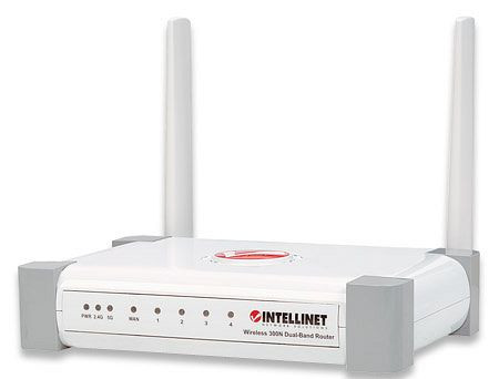 INTELLINET Wireless 300N Dual-Band Router, 525268