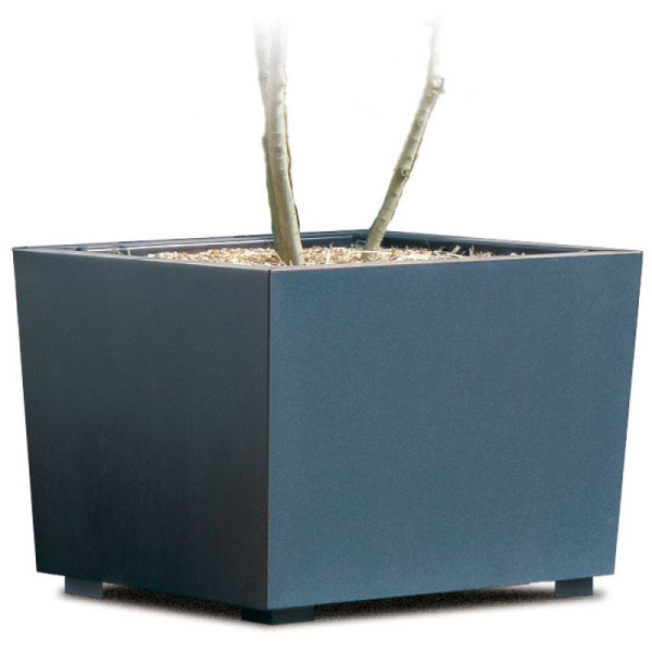 Stein HGS Pflanzbehälter -Flora-, 600 x 800 x 800 mm, RAL 7044 grau, 22181-05