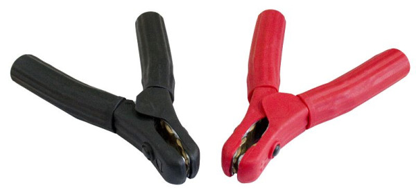 ELMAG Polklemme (schwarz), vollisoliert, 600 A, Länge: 165 mm, Kupferband/Messingkontakt, 55346