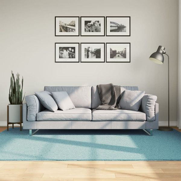 vidaXL Teppich OVIEDO Kurzflor Grün 160x230 cm, Material: 100 % Polyester, 375581