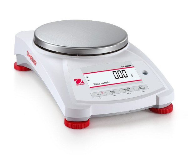 OHAUS Präzisionswaage PX6202/E, Wägekapazität 6200 g, Ablesbarkeit beim Wiegen 0.01 g, 30619384